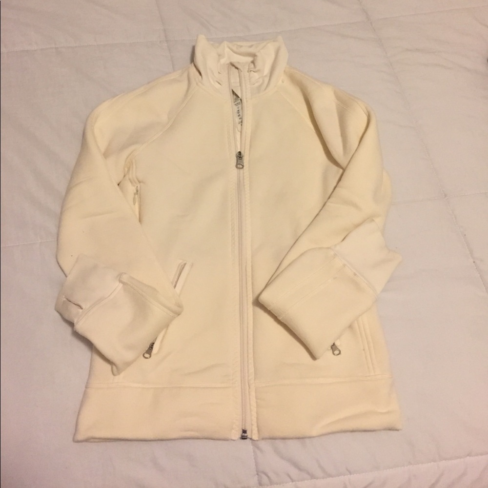 Cream Lululemon jacket